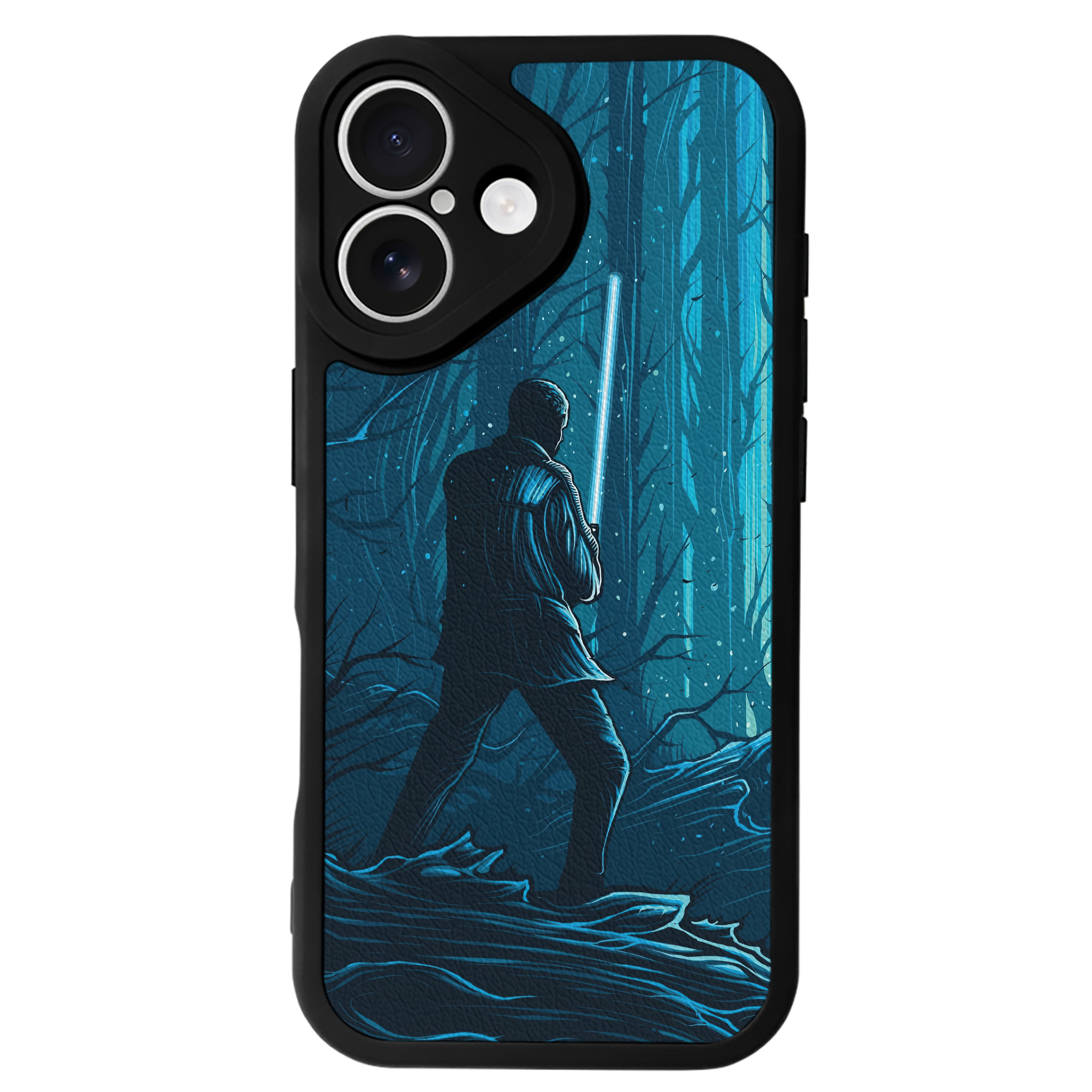 （画像用） スター・ウォーズ Star Wars 【iPhone 16シリーズ対応】シリコンスマホケース（レザー調） 材質：シリコン